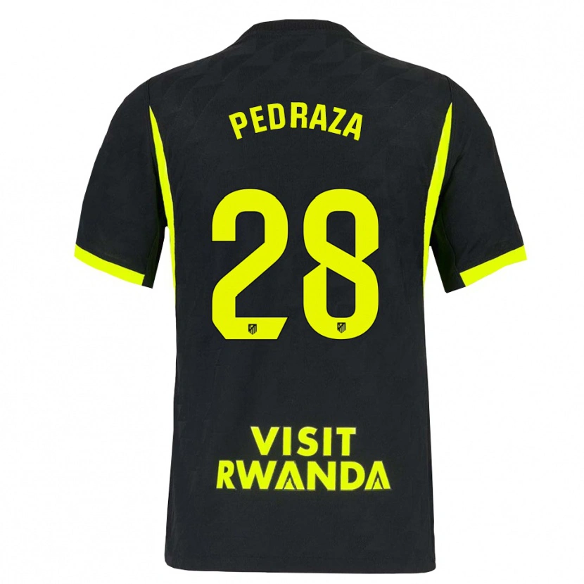 Danxen Enfant Maillot Alfredo Pedraza #28 Vert Vif Noir Tenues Extérieur 2026/27 T-Shirt