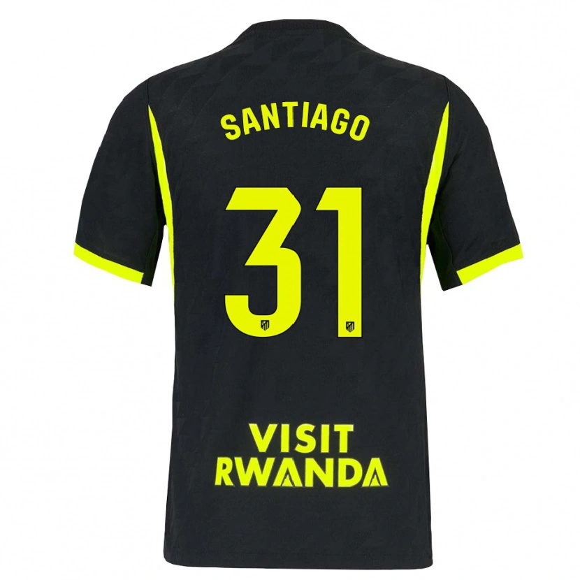 Danxen Enfant Maillot Abraham Santiago #31 Vert Vif Noir Tenues Extérieur 2026/27 T-Shirt