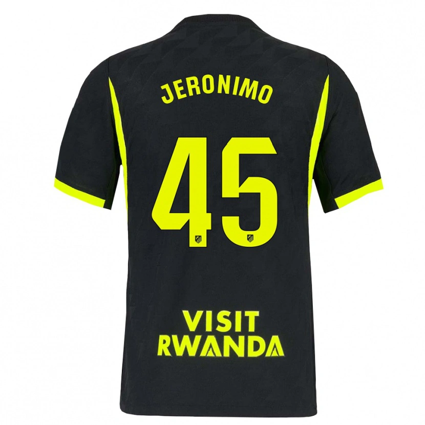 Danxen Enfant Maillot Isaiah Jeronimo #45 Vert Vif Noir Tenues Extérieur 2026/27 T-Shirt