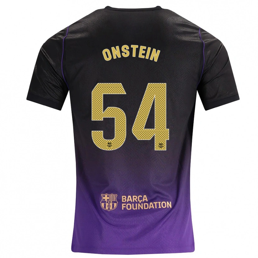 Danxen Enfant Maillot Juwensley Onstein #54 Violet Jaune Noir Tenues Extérieur 2026/27 T-Shirt