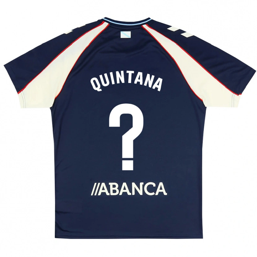 Danxen Enfant Maillot Mateo Quintana #0 Bleu Royal Rouge Blanc Tenues Extérieur 2026/27 T-Shirt