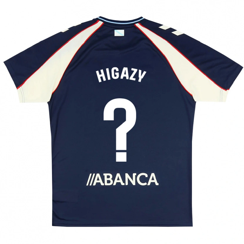 Danxen Enfant Maillot Ibrahim Higazy #0 Bleu Royal Rouge Blanc Tenues Extérieur 2026/27 T-Shirt