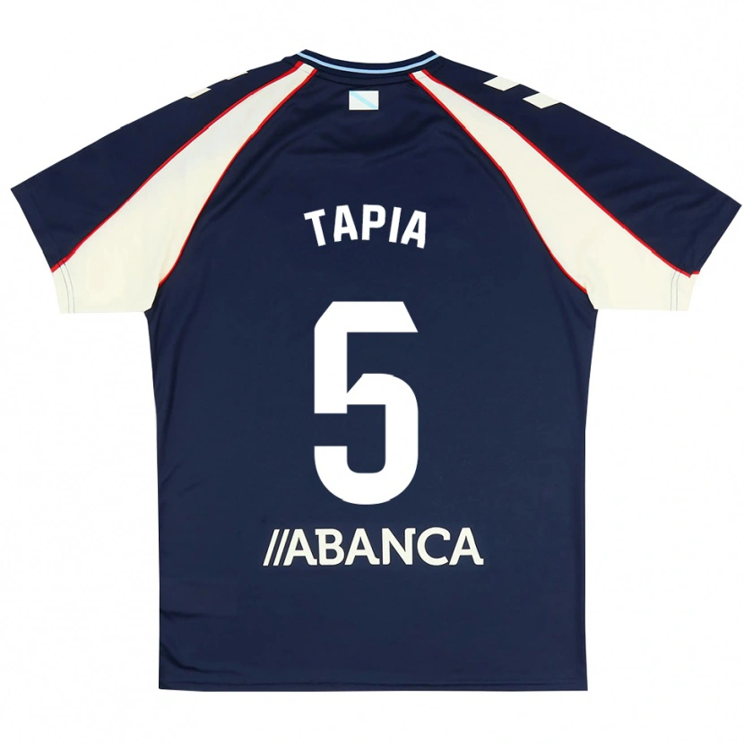 Danxen Enfant Maillot Renato Tapia #5 Bleu Royal Rouge Blanc Tenues Extérieur 2026/27 T-Shirt