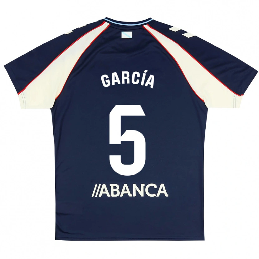 Danxen Enfant Maillot Noa García #5 Bleu Royal Rouge Blanc Tenues Extérieur 2026/27 T-Shirt