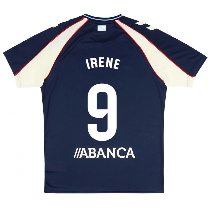 Danxen Enfant Maillot Irene Fernández #9 Bleu Royal Rouge Blanc Tenues Extérieur 2026/27 T-Shirt