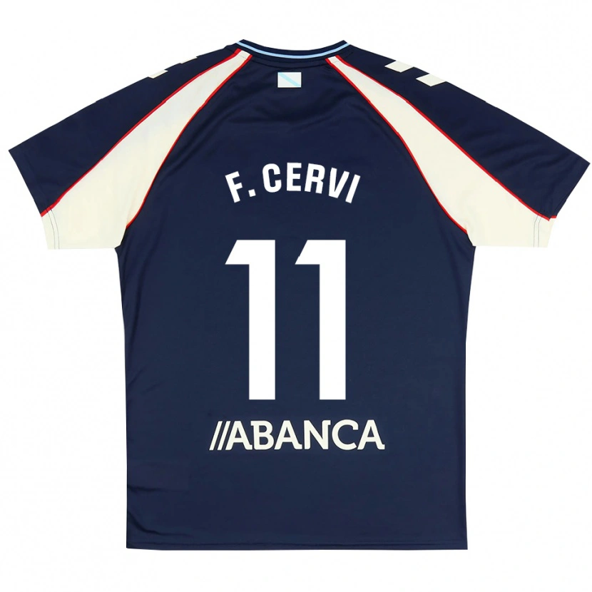 Danxen Enfant Maillot Franco Cervi #11 Bleu Royal Rouge Blanc Tenues Extérieur 2026/27 T-Shirt