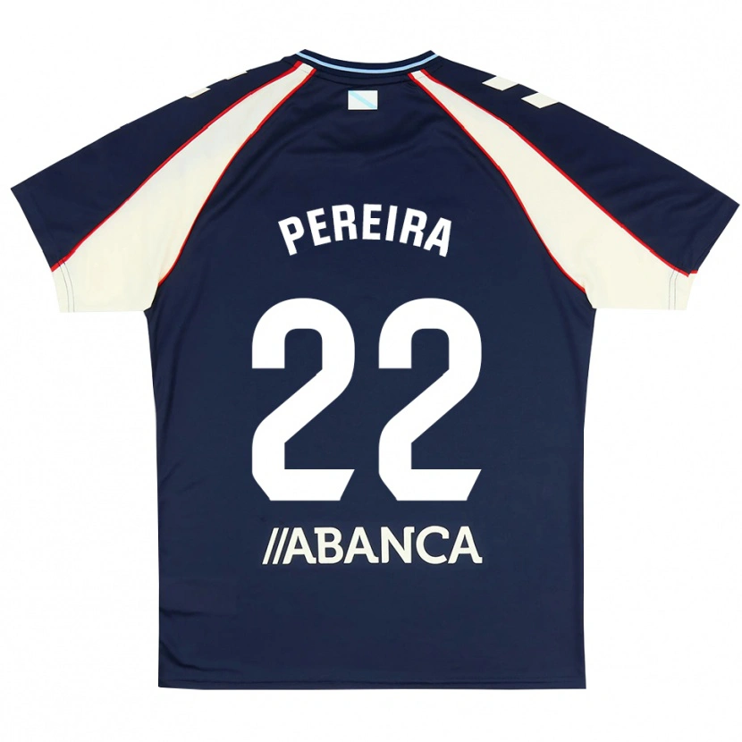 Danxen Enfant Maillot Noe Pereira #22 Bleu Royal Rouge Blanc Tenues Extérieur 2026/27 T-Shirt