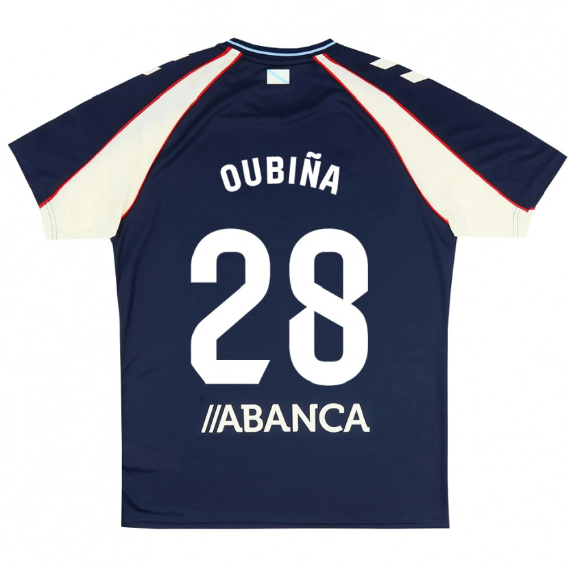 Danxen Enfant Maillot Jimena Oubiña #28 Bleu Royal Rouge Blanc Tenues Extérieur 2026/27 T-Shirt