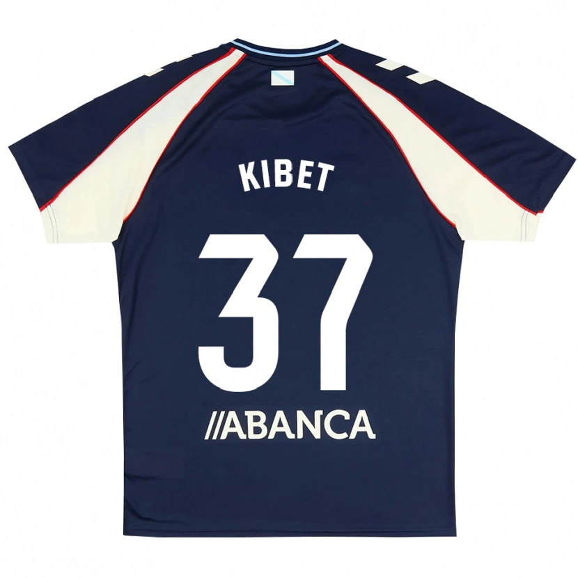 Danxen Enfant Maillot Aldrine Kibet #37 Bleu Royal Rouge Blanc Tenues Extérieur 2026/27 T-Shirt