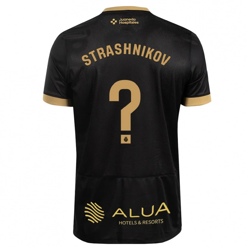 Danxen Enfant Maillot Nikolay Strashnikov #0 Noir Brun De Sable Bois De Cerf Tenues Extérieur 2026/27 T-Shirt