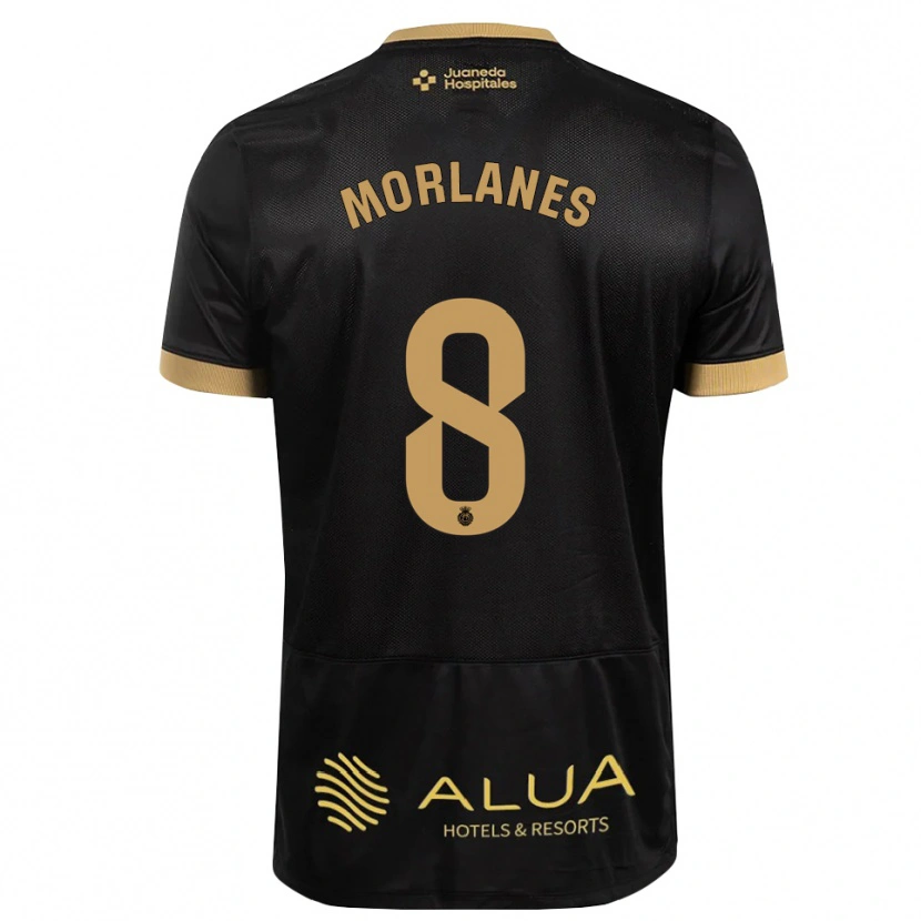 Danxen Enfant Maillot Manu Morlanes #8 Noir Brun De Sable Bois De Cerf Tenues Extérieur 2026/27 T-Shirt