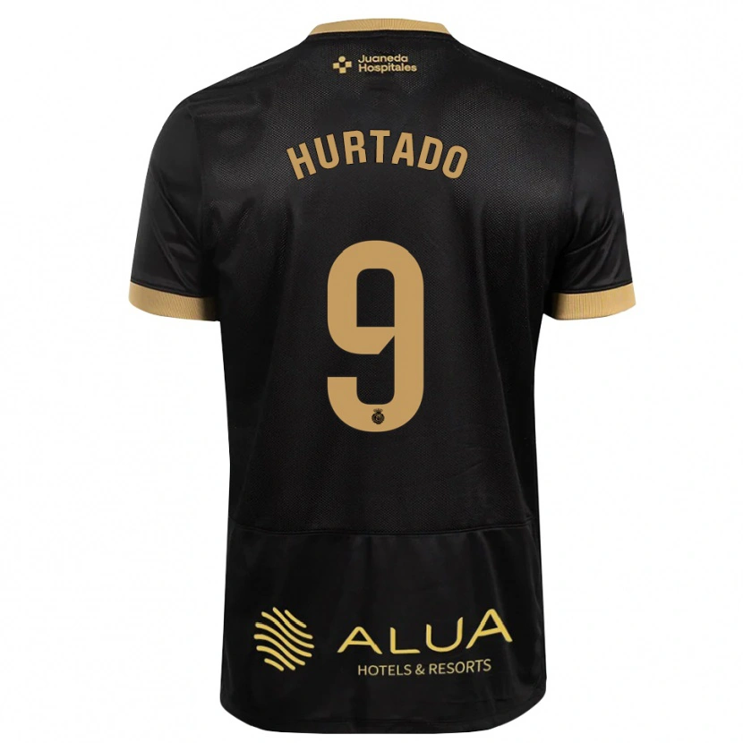 Danxen Enfant Maillot Wilber Hurtado #9 Noir Brun De Sable Bois De Cerf Tenues Extérieur 2026/27 T-Shirt
