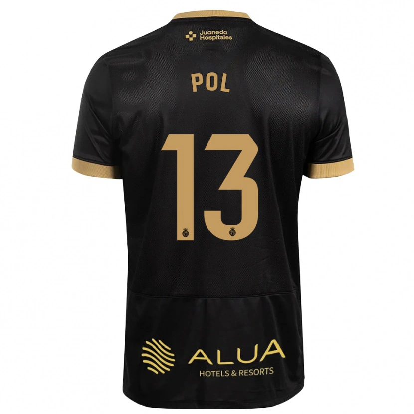 Danxen Enfant Maillot Joan Pol #13 Noir Brun De Sable Bois De Cerf Tenues Extérieur 2026/27 T-Shirt