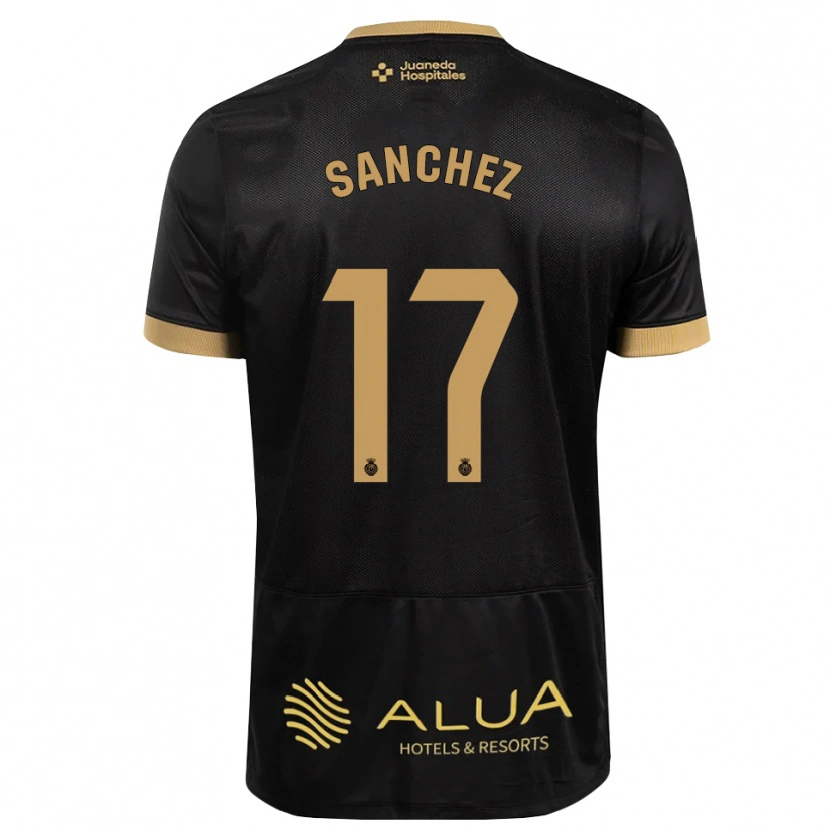 Danxen Enfant Maillot Avelino Sánchez #17 Noir Brun De Sable Bois De Cerf Tenues Extérieur 2026/27 T-Shirt