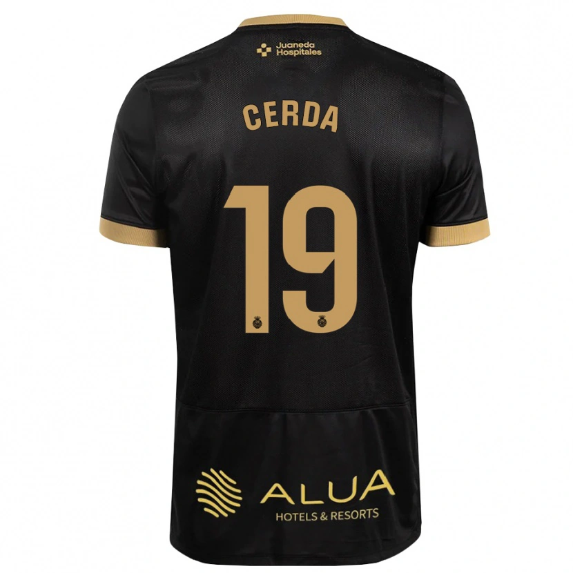 Danxen Enfant Maillot Josep Cerdà #19 Noir Brun De Sable Bois De Cerf Tenues Extérieur 2026/27 T-Shirt