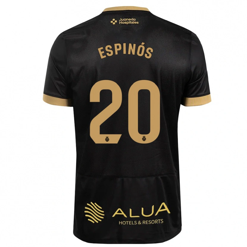 Danxen Enfant Maillot Nico Espinós #20 Noir Brun De Sable Bois De Cerf Tenues Extérieur 2026/27 T-Shirt