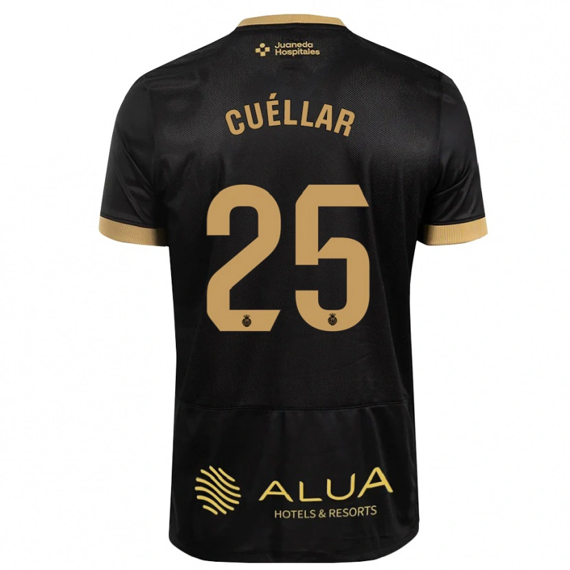 Danxen Enfant Maillot Iván Cuéllar #25 Noir Brun De Sable Bois De Cerf Tenues Extérieur 2026/27 T-Shirt