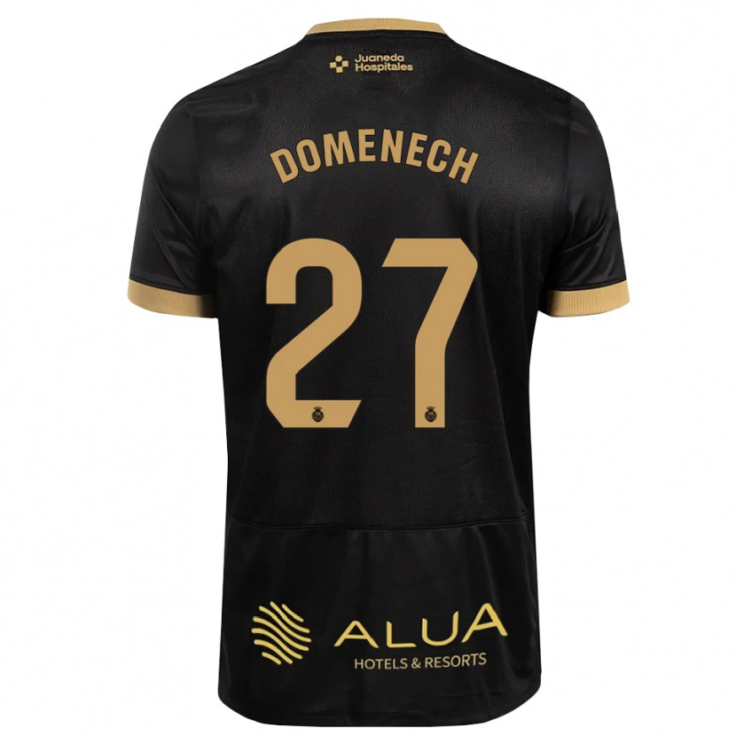 Danxen Enfant Maillot Marc Domènech #27 Noir Brun De Sable Bois De Cerf Tenues Extérieur 2026/27 T-Shirt