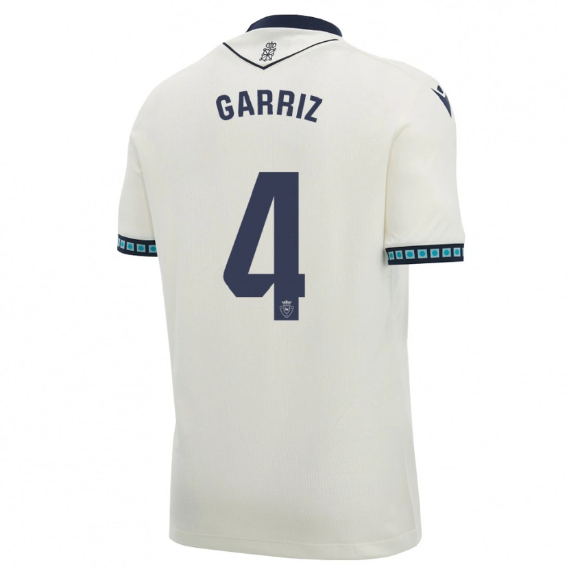 Danxen Enfant Maillot Ibaider Garriz #4 Blanc Noir Bleu Ciel Clair Tenues Extérieur 2026/27 T-Shirt