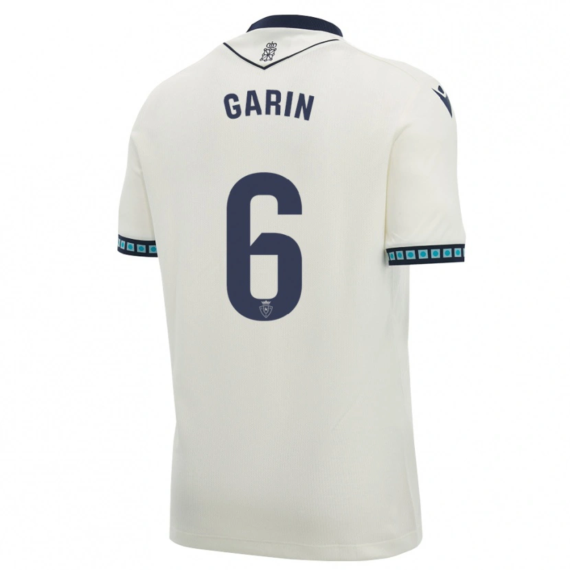 Danxen Enfant Maillot Xabi Garin #6 Blanc Noir Bleu Ciel Clair Tenues Extérieur 2026/27 T-Shirt