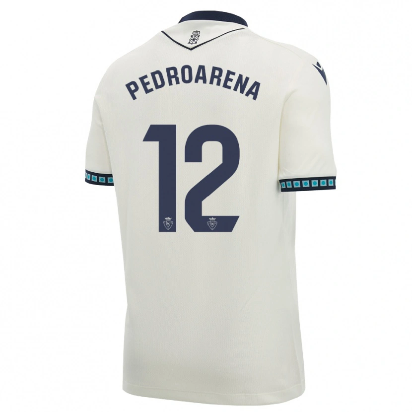 Danxen Enfant Maillot Martin Pedroarena #12 Blanc Noir Bleu Ciel Clair Tenues Extérieur 2026/27 T-Shirt
