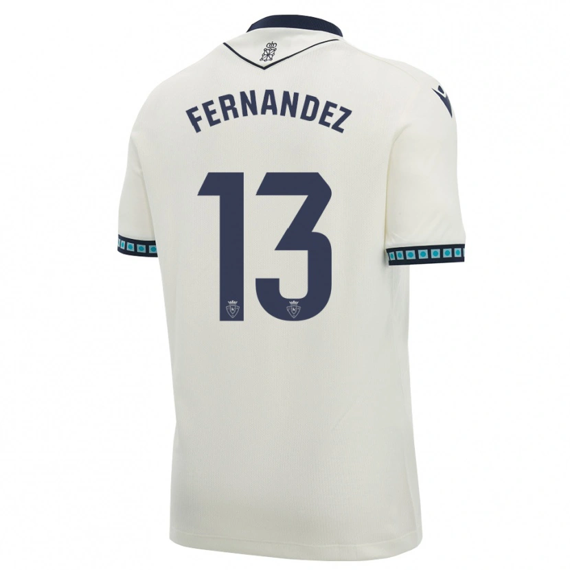 Danxen Enfant Maillot Aitor Fernández #13 Blanc Noir Bleu Ciel Clair Tenues Extérieur 2026/27 T-Shirt