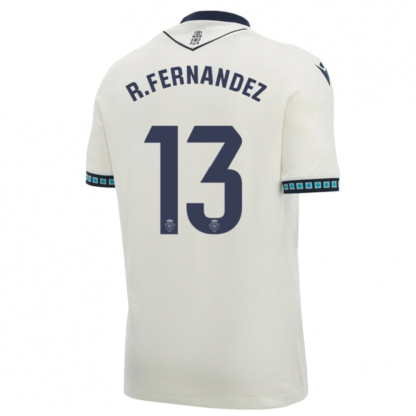 Danxen Enfant Maillot Rafa Fernández #13 Blanc Noir Bleu Ciel Clair Tenues Extérieur 2026/27 T-Shirt