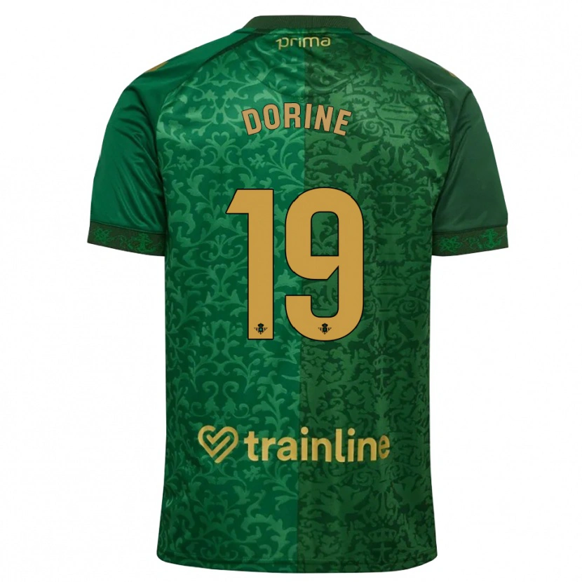 Danxen Enfant Maillot Dorine Nina Chuigoue #19 Vert Forêt Doré Foncé Tenues Extérieur 2026/27 T-Shirt