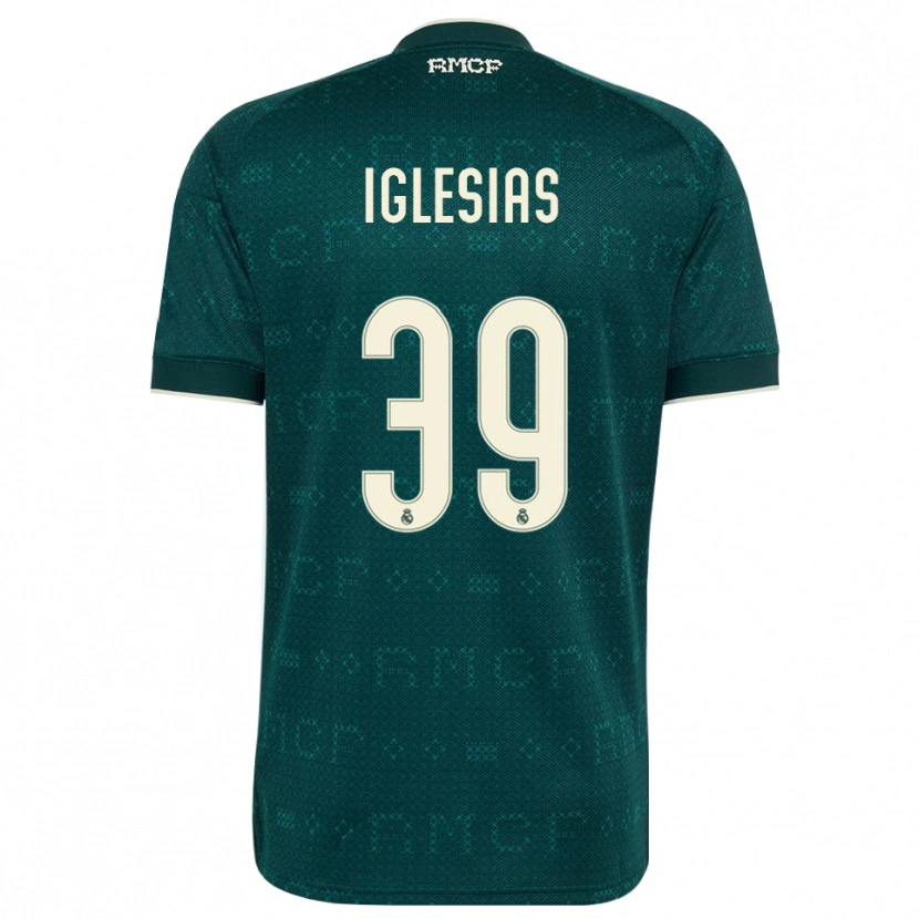 Danxen Enfant Maillot Bruno Iglesias #39 Gris Ardoise Foncé Blanc Tenues Extérieur 2026/27 T-Shirt