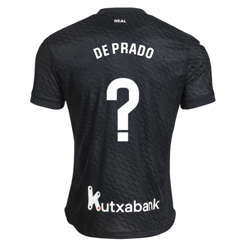 Danxen Enfant Maillot Abiot De Prado #0 Noir Blanc Tenues Extérieur 2026/27 T-Shirt