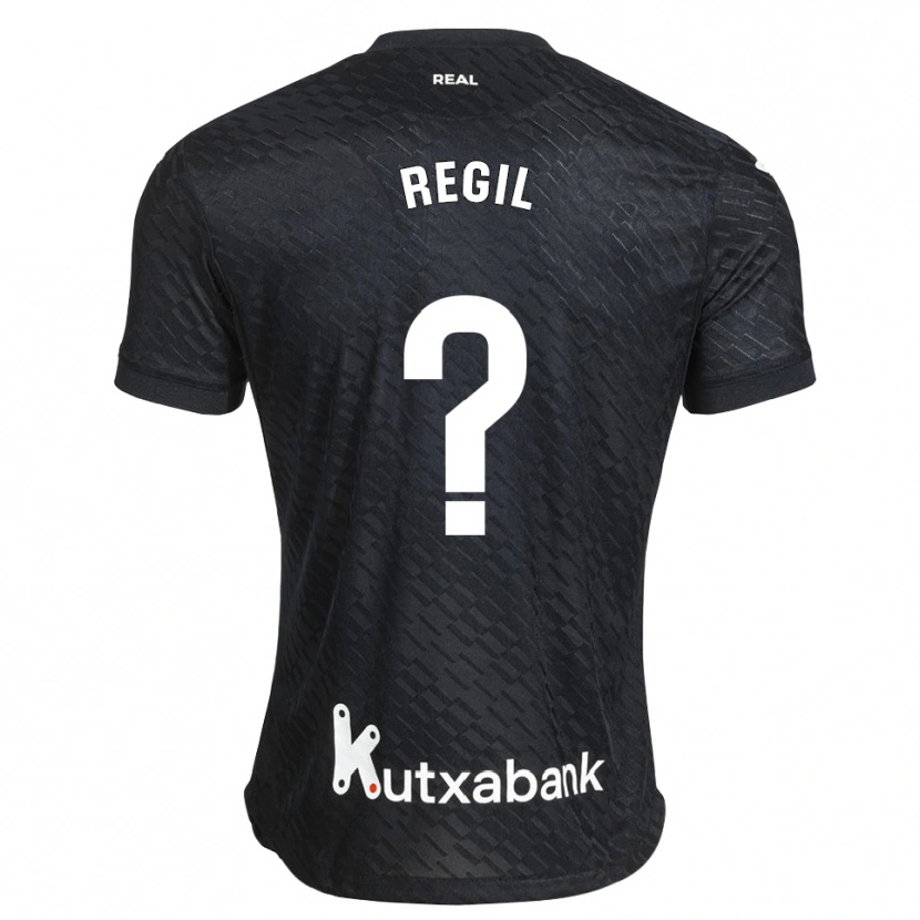 Danxen Enfant Maillot Markel Regil #0 Noir Blanc Tenues Extérieur 2026/27 T-Shirt