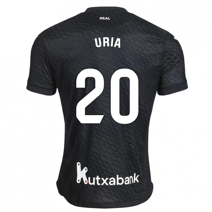 Danxen Enfant Maillot Mirari Uria #20 Noir Blanc Tenues Extérieur 2026/27 T-Shirt