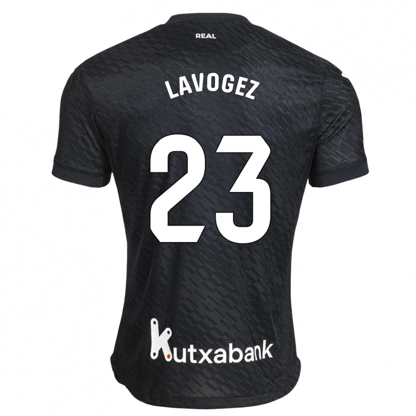 Danxen Enfant Maillot Claire Lavogez #23 Noir Blanc Tenues Extérieur 2026/27 T-Shirt