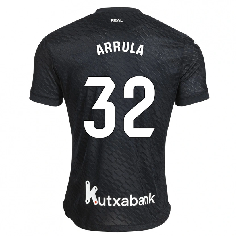 Danxen Enfant Maillot Julia Arrula #32 Noir Blanc Tenues Extérieur 2026/27 T-Shirt