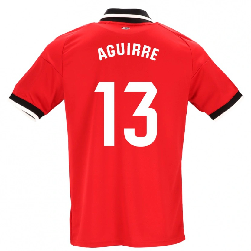 Danxen Enfant Maillot Yolanda Aguirre #13 Noir Blanc Rouge Tenues Extérieur 2026/27 T-Shirt