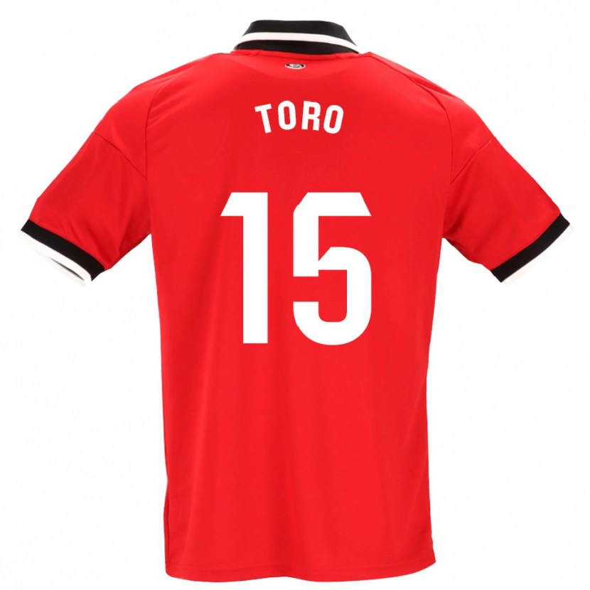 Danxen Enfant Maillot Juanan Toro #15 Noir Blanc Rouge Tenues Extérieur 2026/27 T-Shirt