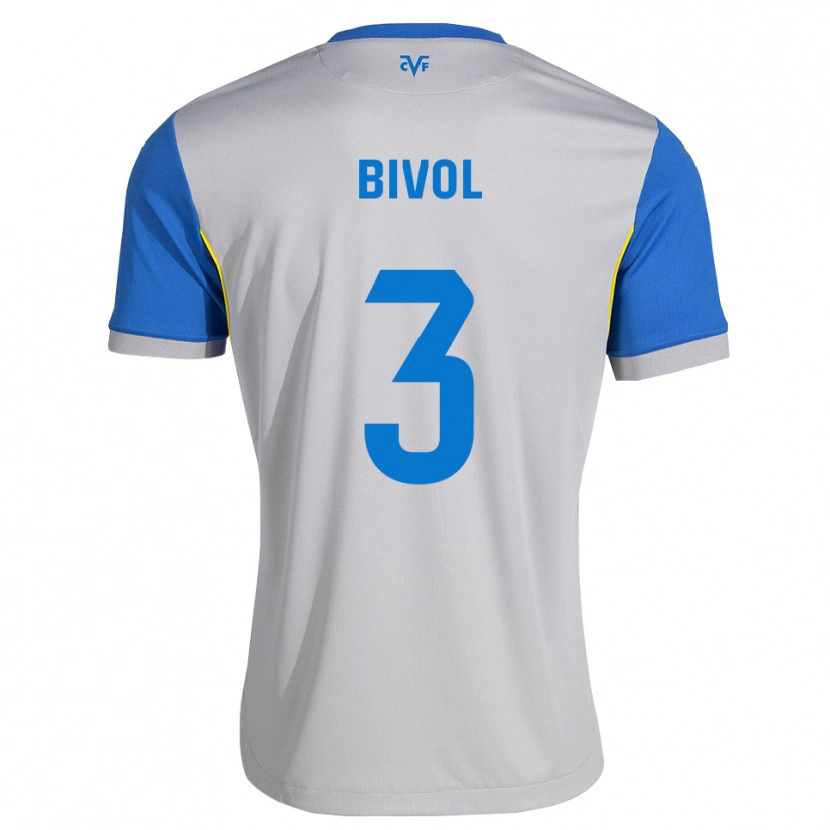 Danxen Enfant Maillot Victor Bivol #3 Bleu Dodger Gris Tenues Extérieur 2026/27 T-Shirt