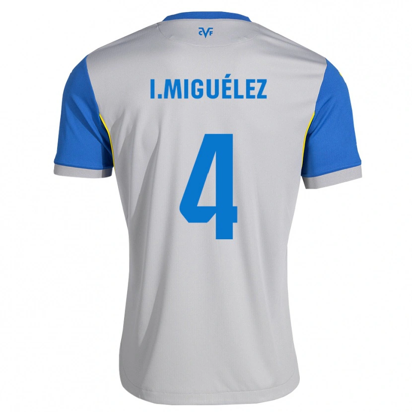 Danxen Enfant Maillot Irene Miguélez #4 Bleu Dodger Gris Tenues Extérieur 2026/27 T-Shirt