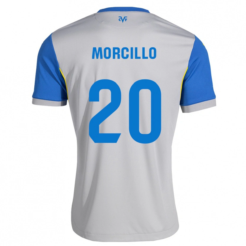 Danxen Enfant Maillot Raquel Morcillo #20 Bleu Dodger Gris Tenues Extérieur 2026/27 T-Shirt