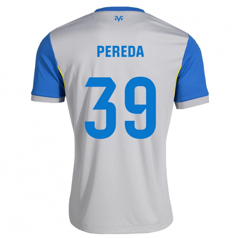 Danxen Enfant Maillot Pablo Pereda #39 Bleu Dodger Gris Tenues Extérieur 2026/27 T-Shirt