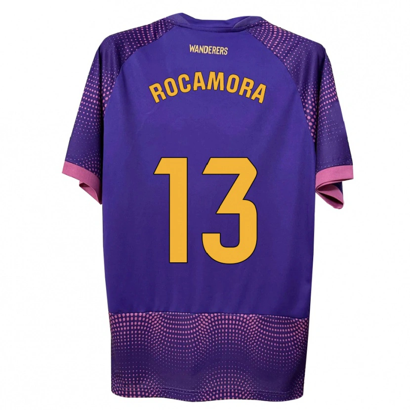 Danxen Enfant Maillot María Rocamora Díaz #13 Violet Blanc Rose Tenues Extérieur 2026/27 T-Shirt