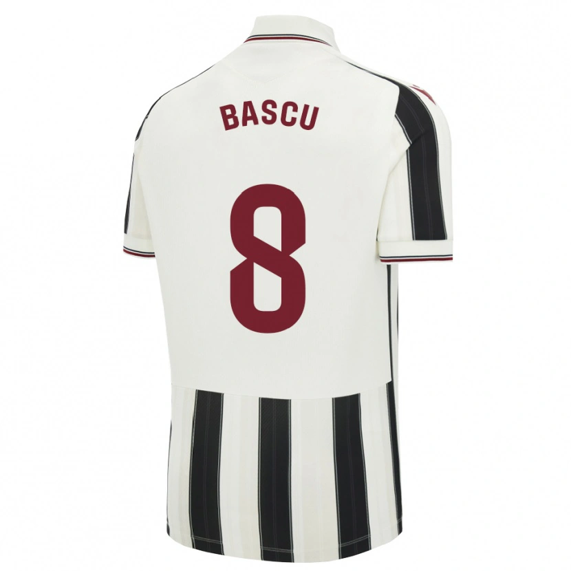 Danxen Enfant Maillot Ainhoa Estevez Bascuñan #8 Noir Blanc Rouge Tenues Extérieur 2026/27 T-Shirt