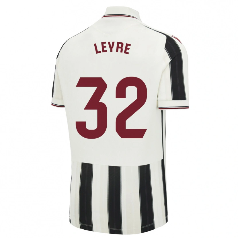 Danxen Enfant Maillot Leyre Secades #32 Noir Blanc Rouge Tenues Extérieur 2026/27 T-Shirt