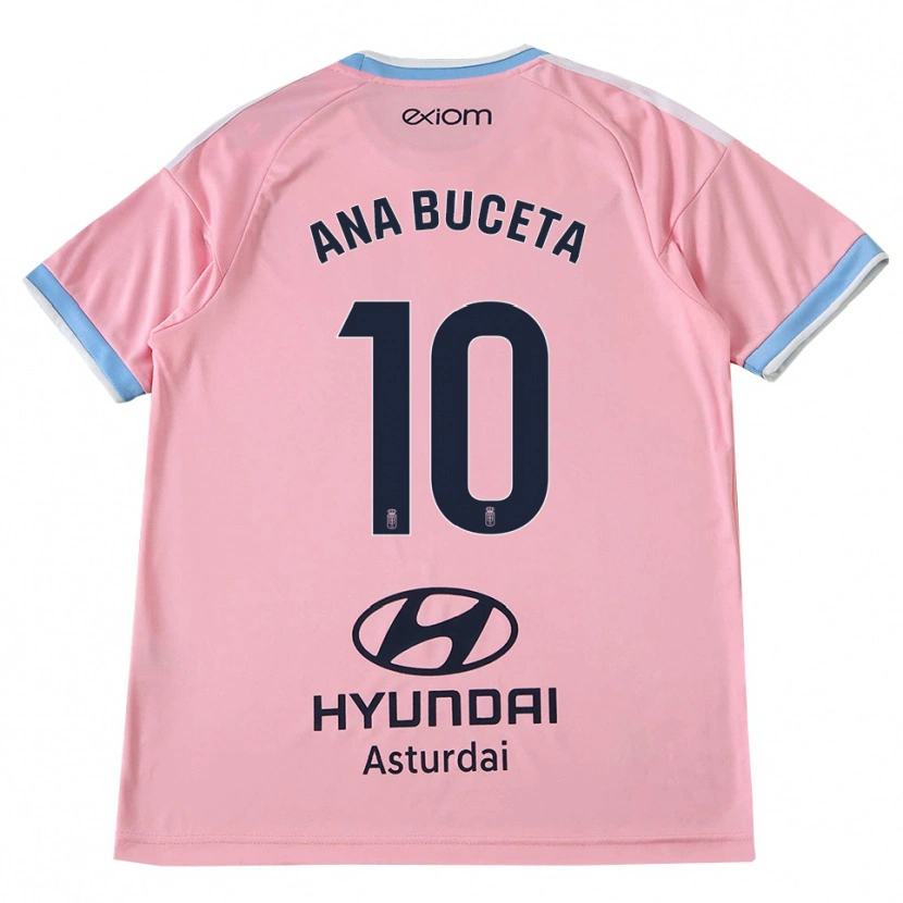Danxen Enfant Maillot Ana Buceta #10 Bleu Barbeau Rose Tenues Extérieur 2026/27 T-Shirt