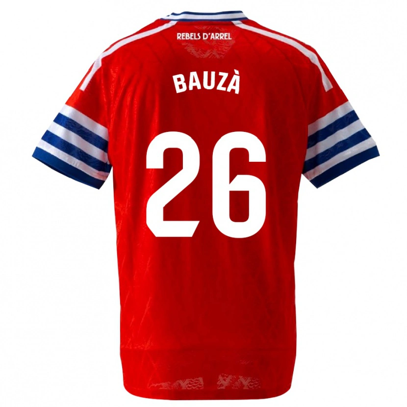 Danxen Enfant Maillot Rafel Bauzà #26 Bleu Royal Rouge Tenues Extérieur 2026/27 T-Shirt