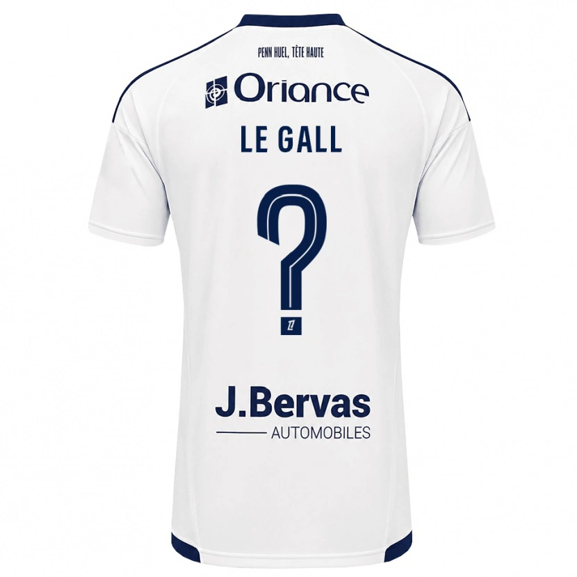 Danxen Enfant Maillot Coline Le Gall #0 Bleu Marine Blanc Tenues Extérieur 2026/27 T-Shirt
