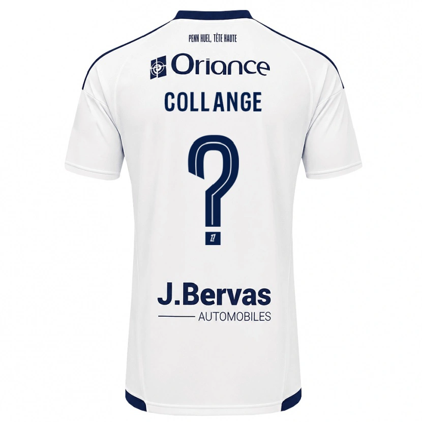 Danxen Enfant Maillot Malorie Collange #0 Bleu Marine Blanc Tenues Extérieur 2026/27 T-Shirt