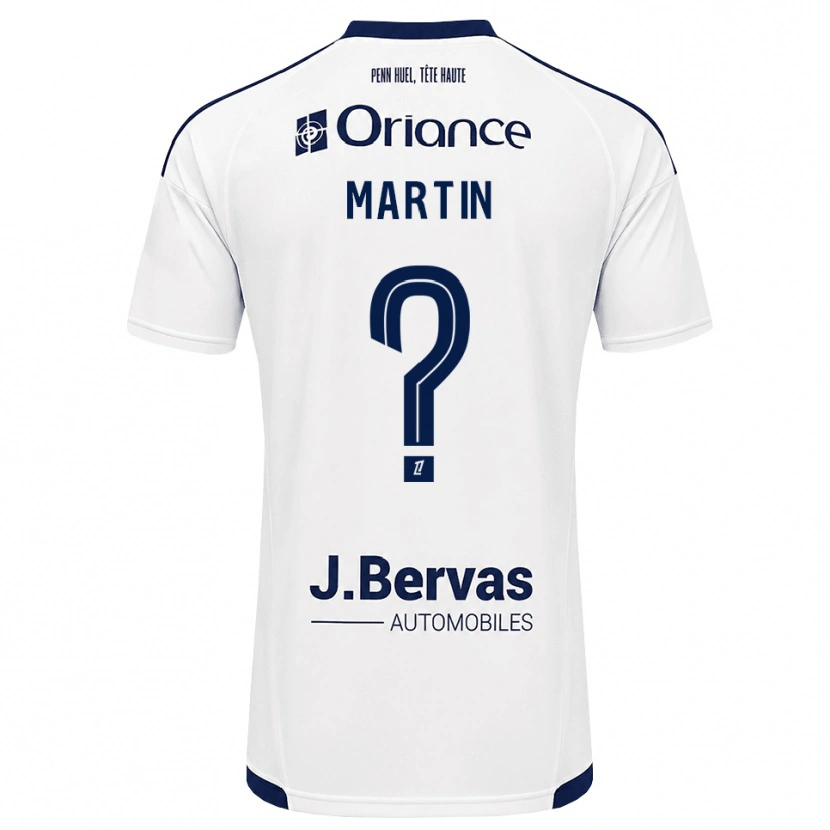 Danxen Enfant Maillot Clara Martin #0 Bleu Marine Blanc Tenues Extérieur 2026/27 T-Shirt