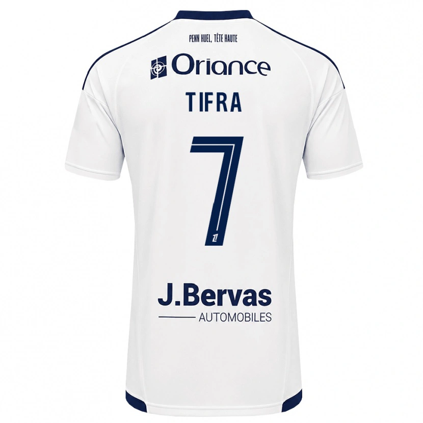 Danxen Enfant Maillot Darri Tifra #7 Bleu Marine Blanc Tenues Extérieur 2026/27 T-Shirt