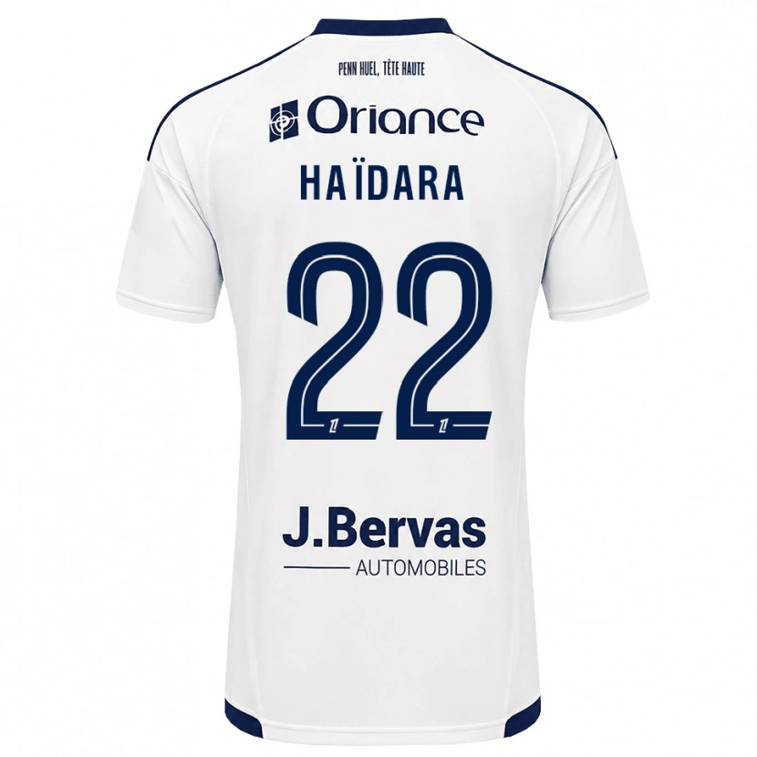 Danxen Enfant Maillot Massadio Haidara #22 Bleu Marine Blanc Tenues Extérieur 2026/27 T-Shirt